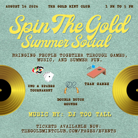 Spin The Gold: Summer Social - 16 Aug 2026