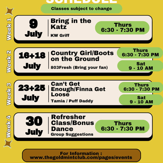 Week 3 - Adult Line Dance Class (Teach Me Series) - 23 Jul 2026