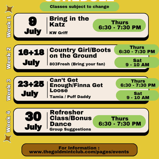 Adult Line Dance - Class Bundles - 5 Jul 2026